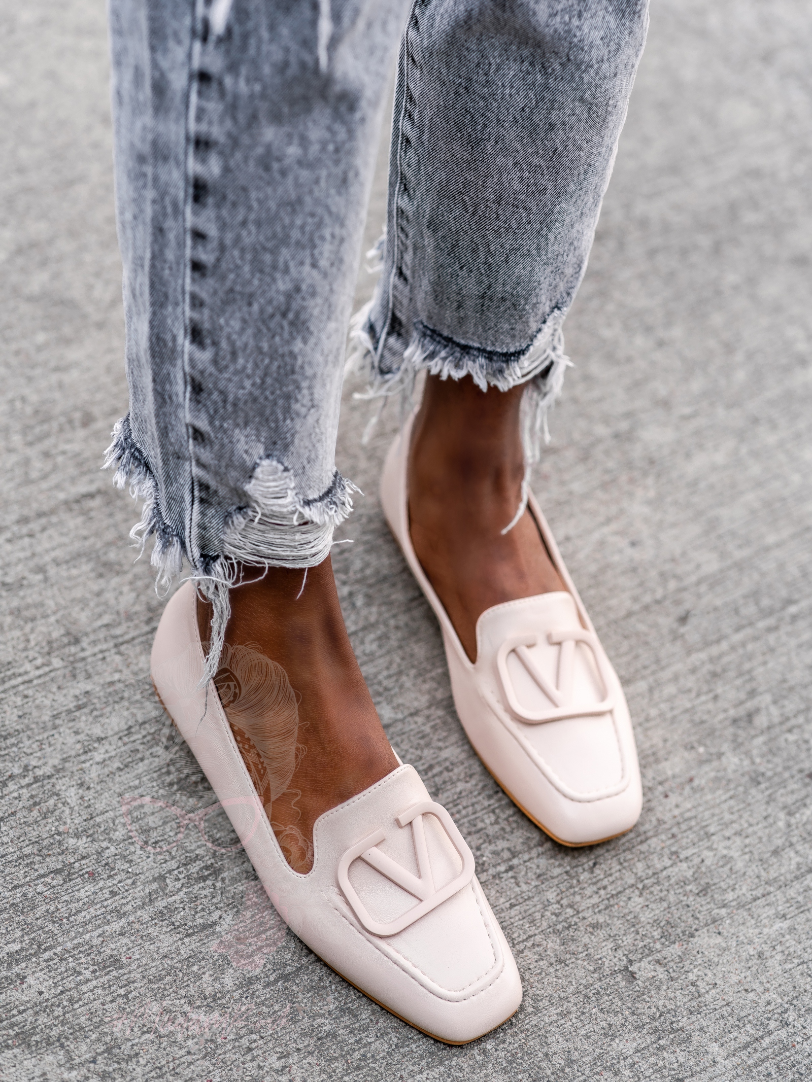 Mokasyny pastelowe Madam Botte beżowe