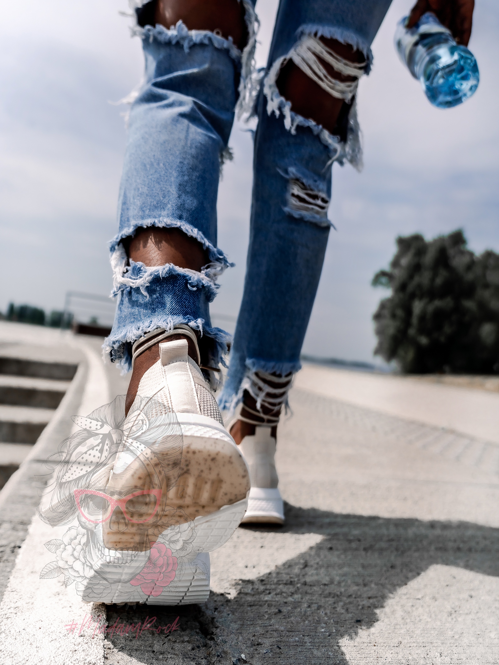 Buty sportowe Madam Nuttiness beżowe