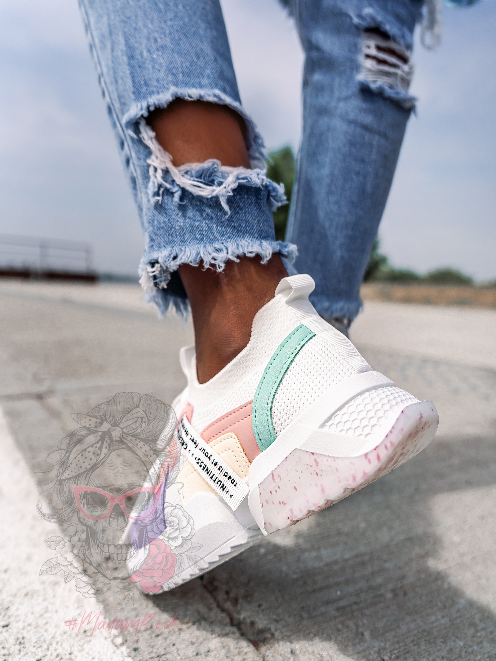 Buty sportowe Madam Nuttiness kolorowe