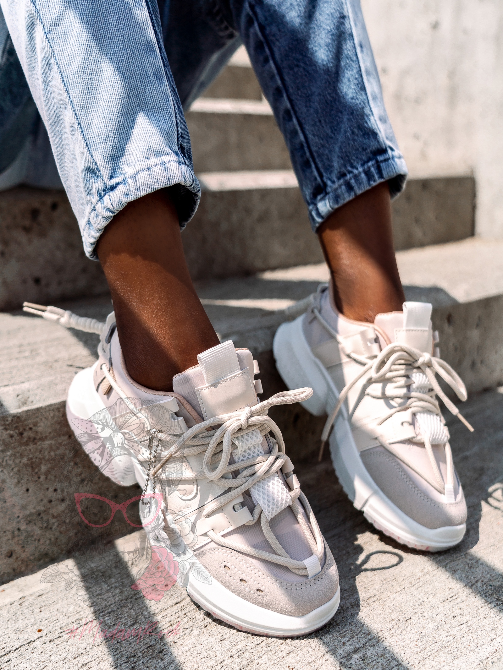 Buty sportowe Madam Gipsy beżowe