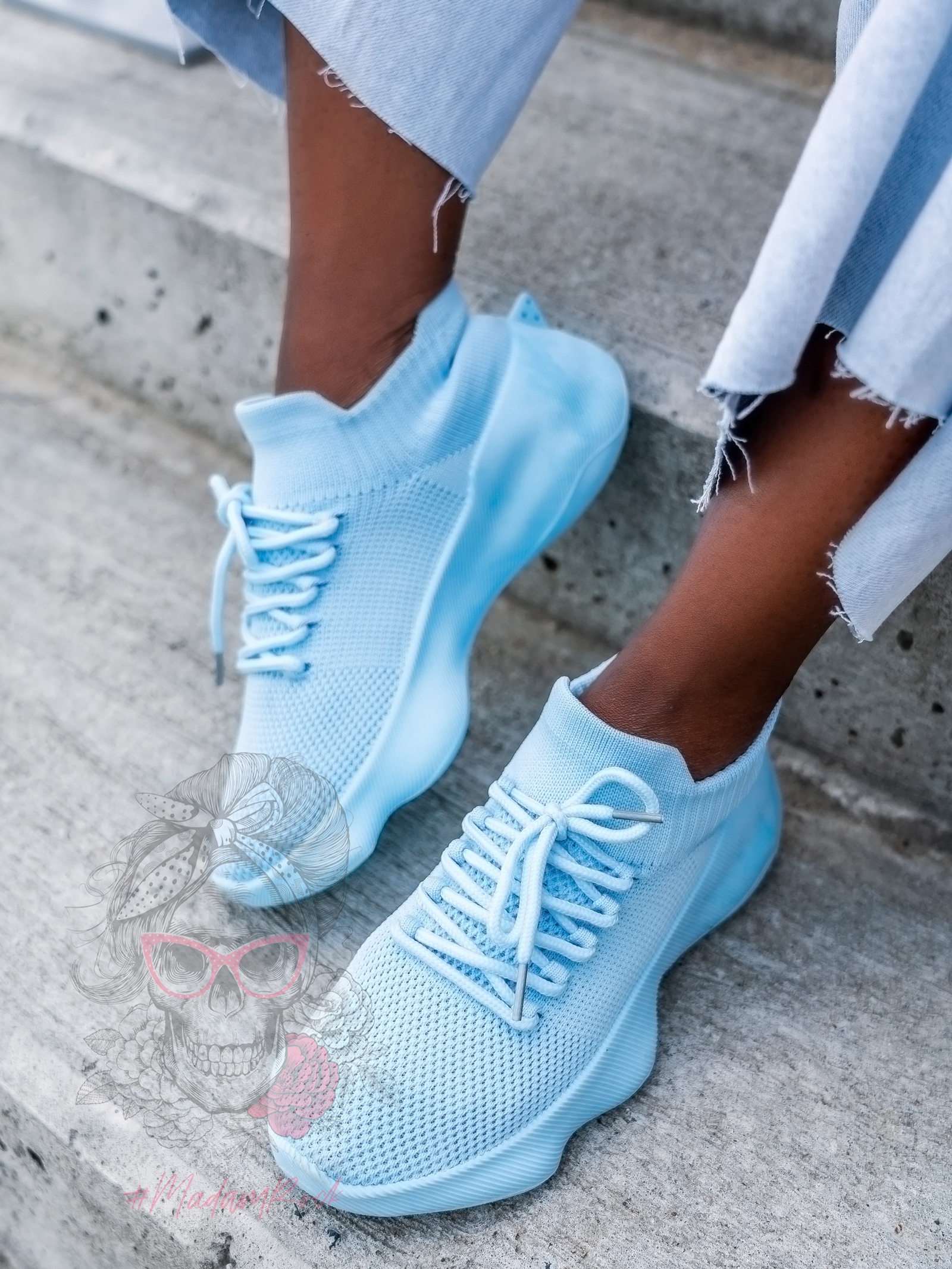 Buty sportowe Madam Rubis błękitne