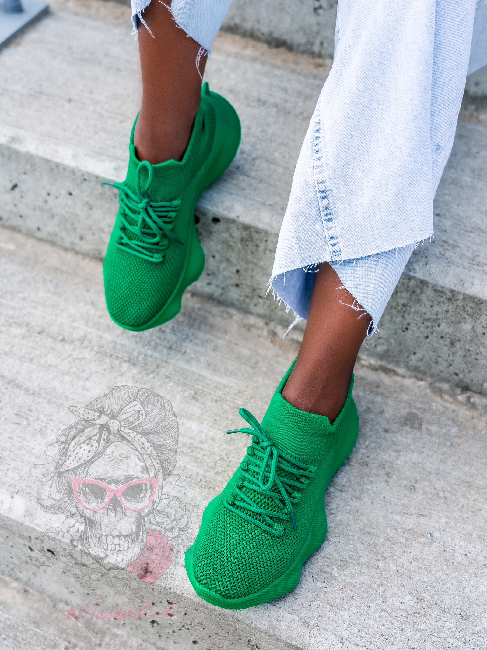 Buty sportowe Madam Rubis zielone Buty sportowe Madam Rubis zielone