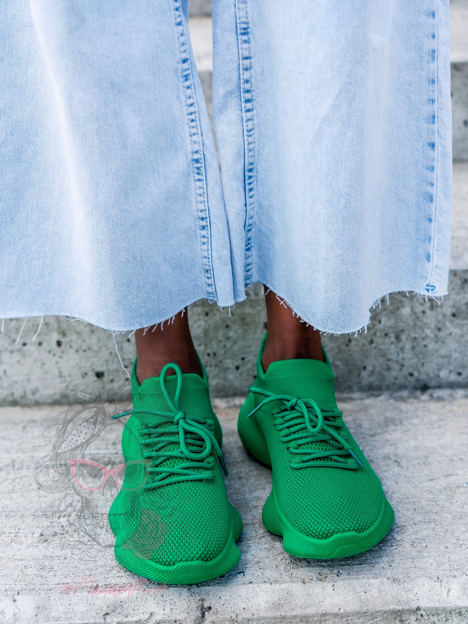 Buty sportowe Madam Rubis zielone Buty sportowe Madam Rubis zielone