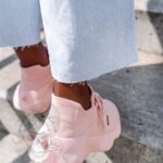 Buty sportowe Madam Rubis pudrowe