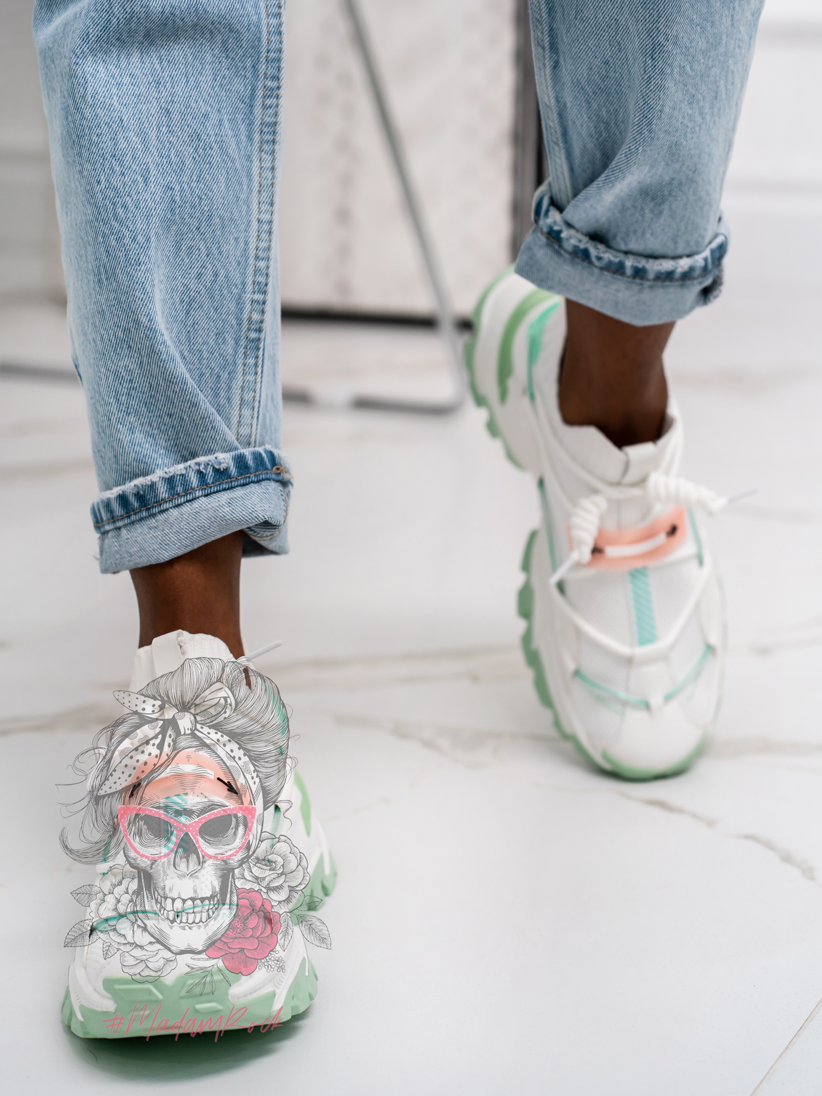 Buty sportowe Madam Runns IV seledynowe Buty sportowe Madam Runns IV seledynowe