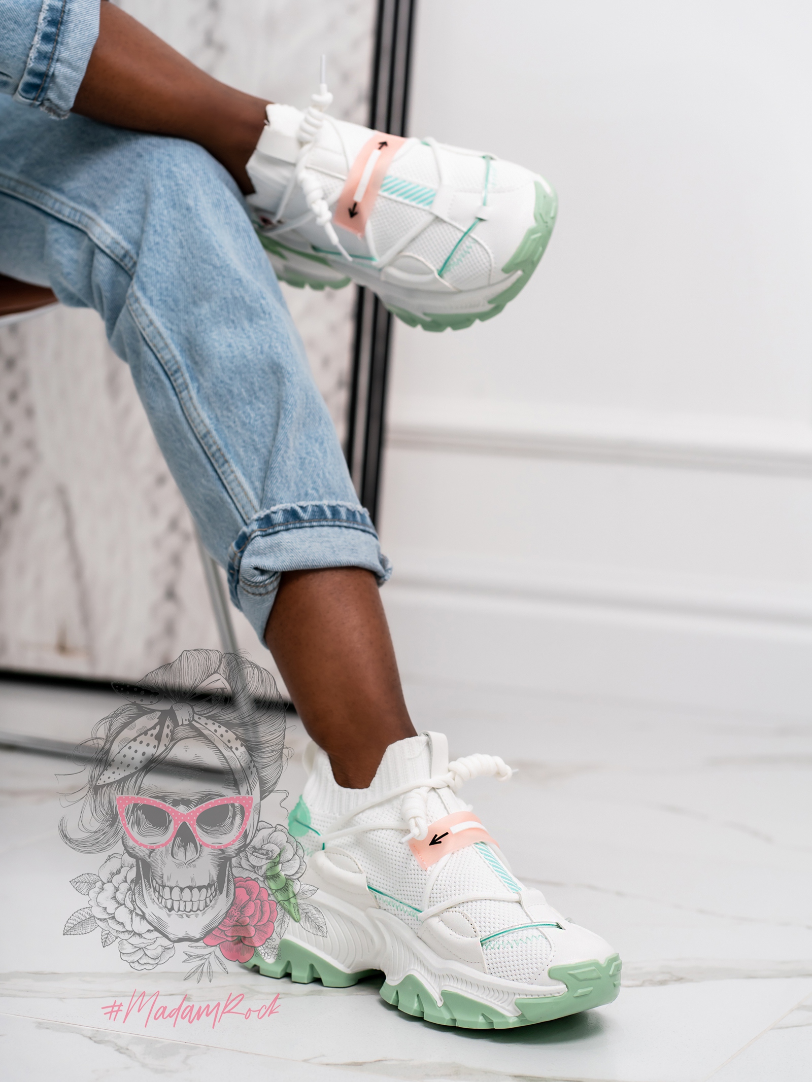 Buty sportowe Madam Runns IV seledynowe Buty sportowe Madam Runns IV seledynowe