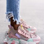 -wyprzedane-Buty sportowe Madam Runns III pudrowe