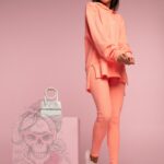 Komplet sportowy Amber Ola Voga pomarańczowy