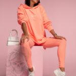 Komplet sportowy Amber Ola Voga pomarańczowy