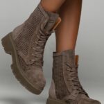 Workery skórzane Madam Krafti ziemiste