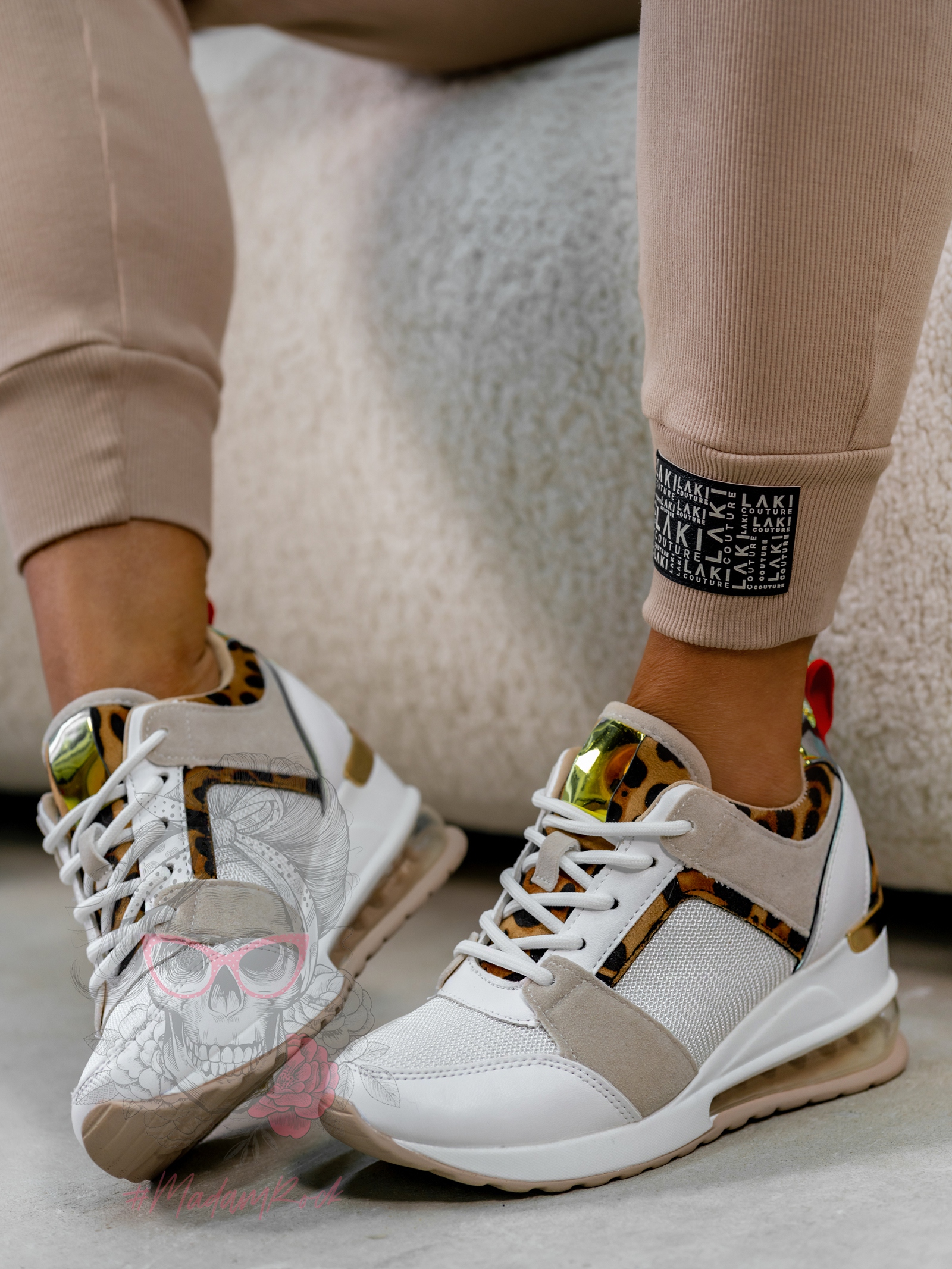 Buty sportowe Madam Support beżowe