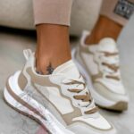 Buty sportowe Madam Vicet beżowe