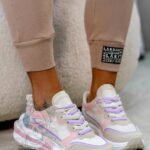 Buty sportowe Madam Vicet pudrowe