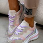 Buty sportowe Madam Vicet pudrowe