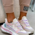 Buty sportowe Madam Vicet pudrowe