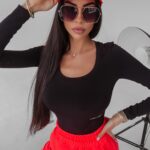 Body dopasowane Fango Ola Voga czarne