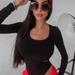 Body dopasowane Fango Ola Voga czarne