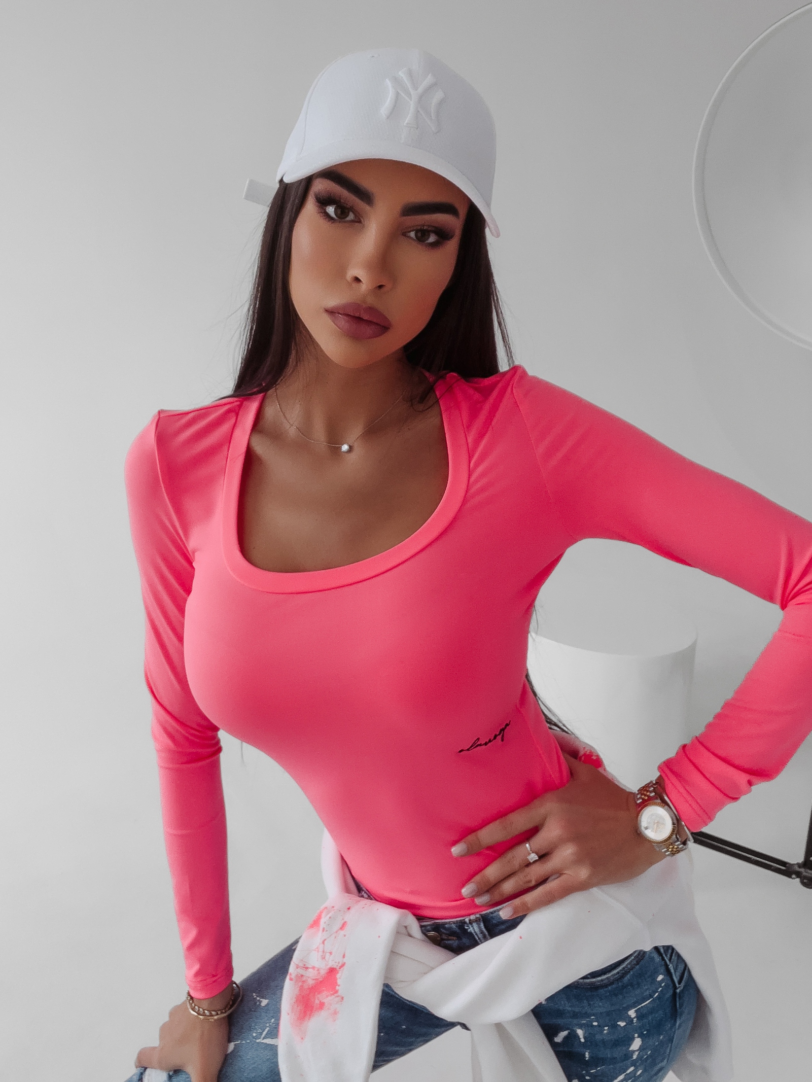 Body dopasowane Fango Ola Voga różowe Body dopasowane Fango Ola Voga różowe