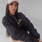 Kurtka krótka Emily Ola Voga czarna