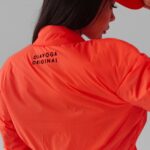 Kurtka krótka Emily Ola Voga pomarańczowa