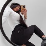 Spodnie dresowe bawełniane Seram Ola Voga czarne