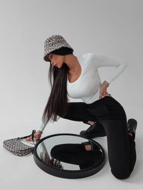 Spodnie dresowe bawełniane Seram Ola Voga czarne