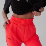 Spodnie dresowe bawełniane Seram Ola Voga różowe