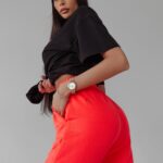 Spodnie dresowe bawełniane Seram Ola Voga różowe