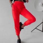 Spodnie dresowe bawełniane Seram Ola Voga różowe