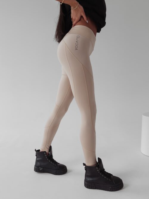 Legginsy wyszczuplające Hoste Ola Voga beżowe