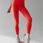 Legginsy wyszczuplające Hoste Ola Voga pomarańczowe