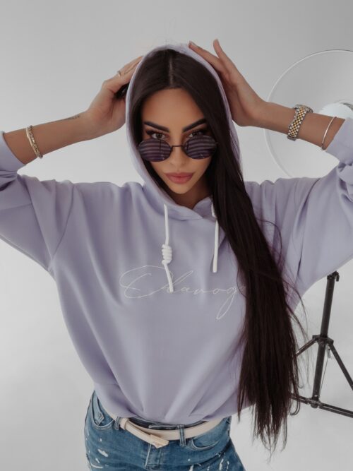 Bluza z kapturem Sienna Ola Voga lila