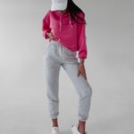 Bluza z kapturem Sienna Ola Voga różowa