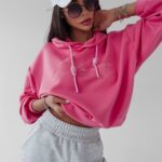 Bluza z kapturem Sienna Ola Voga różowa