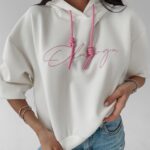 Bluza z kapturem Sienna Ola Voga ecru