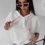 Bluza z kapturem Sienna Ola Voga ecru