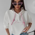 Bluza z kapturem Sienna Ola Voga ecru