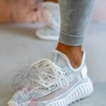 Buty sportowe Sezon Rock biało-srebrne