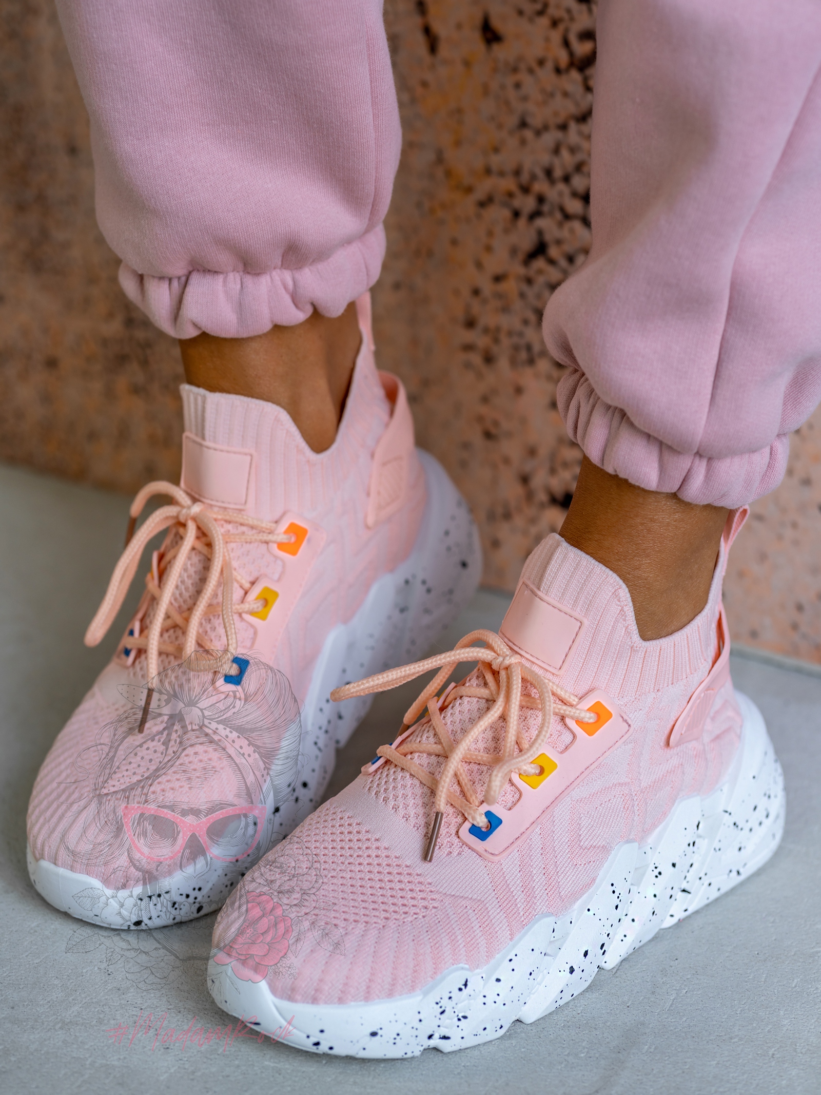 Buty sportowe Madam Codeco pudrowe