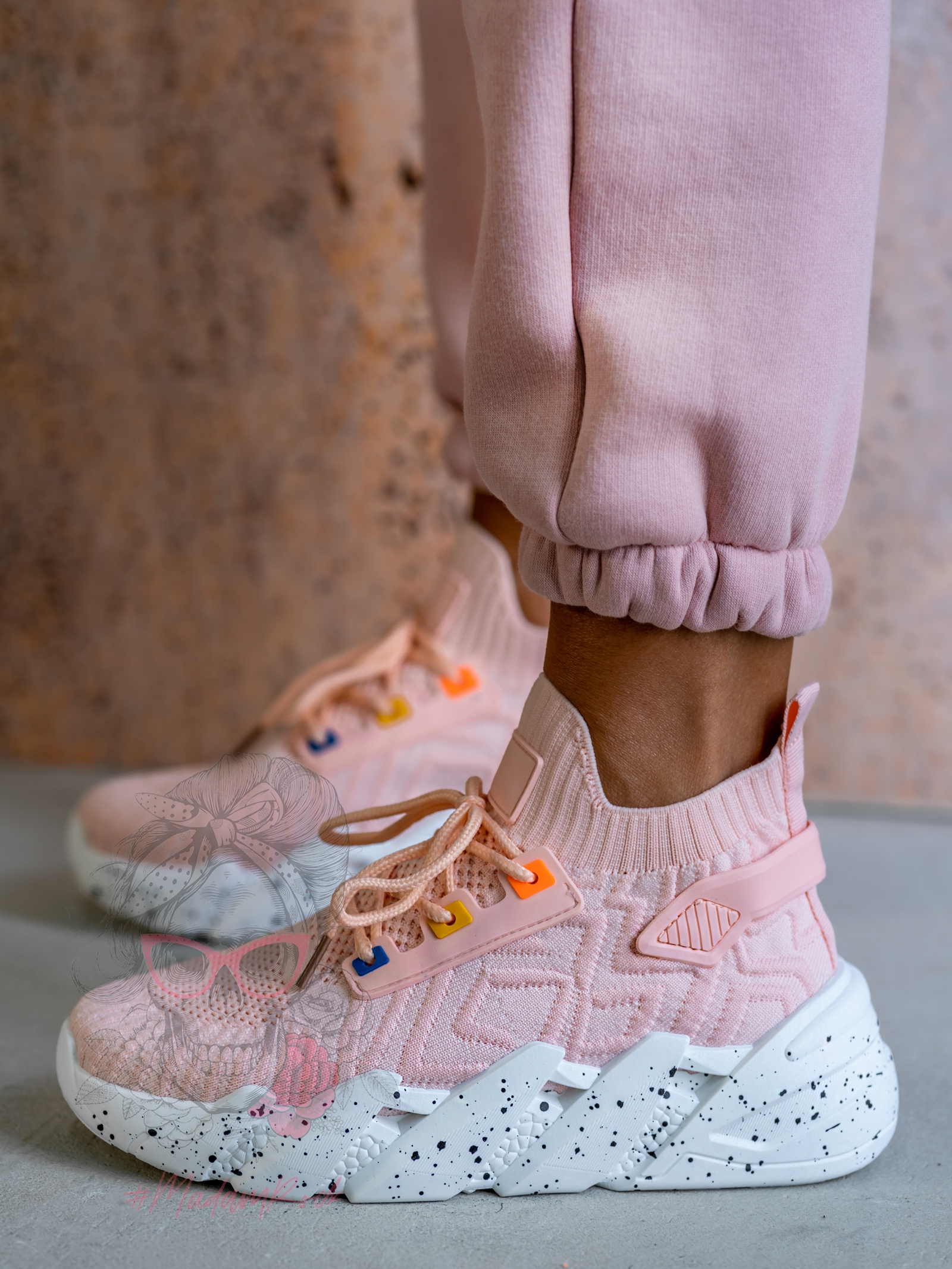 Buty sportowe Madam Codeco pudrowe