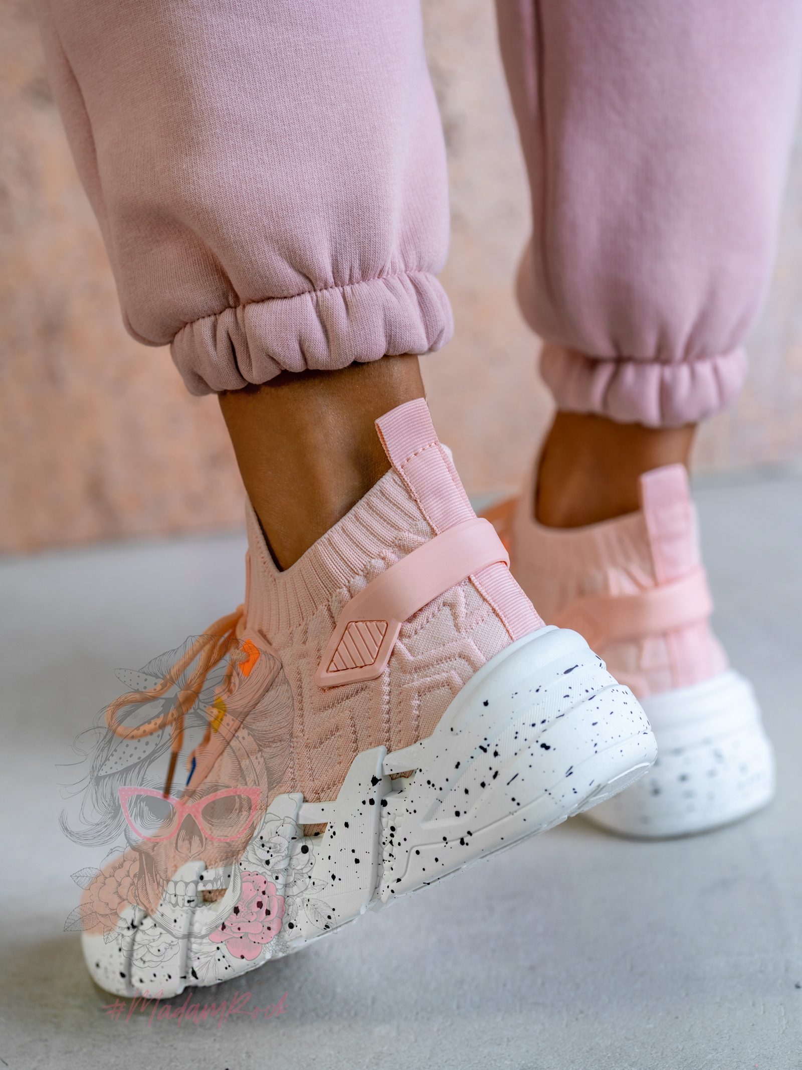 Buty sportowe Madam Codeco pudrowe