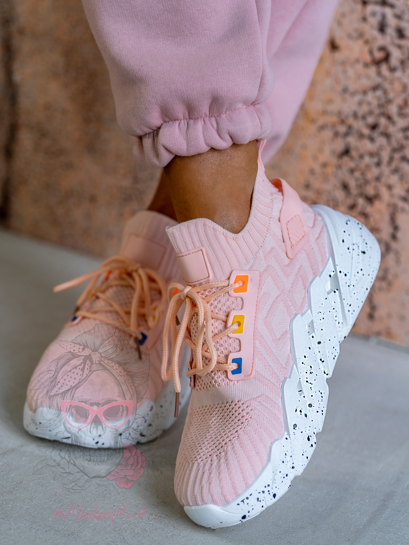 Buty sportowe Madam Codeco pudrowe