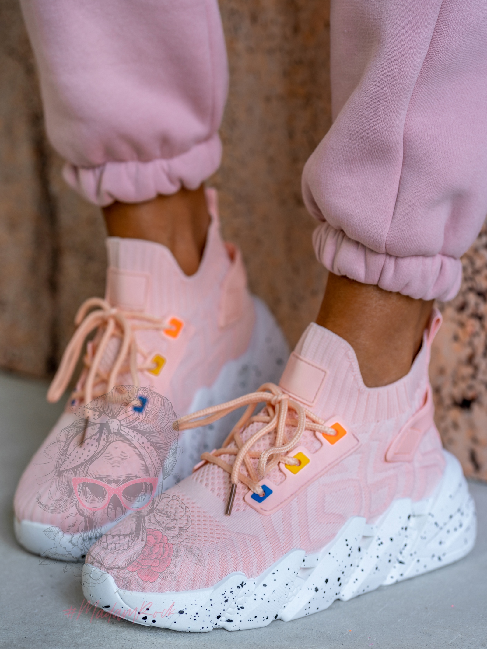 Buty sportowe Madam Codeco pudrowe