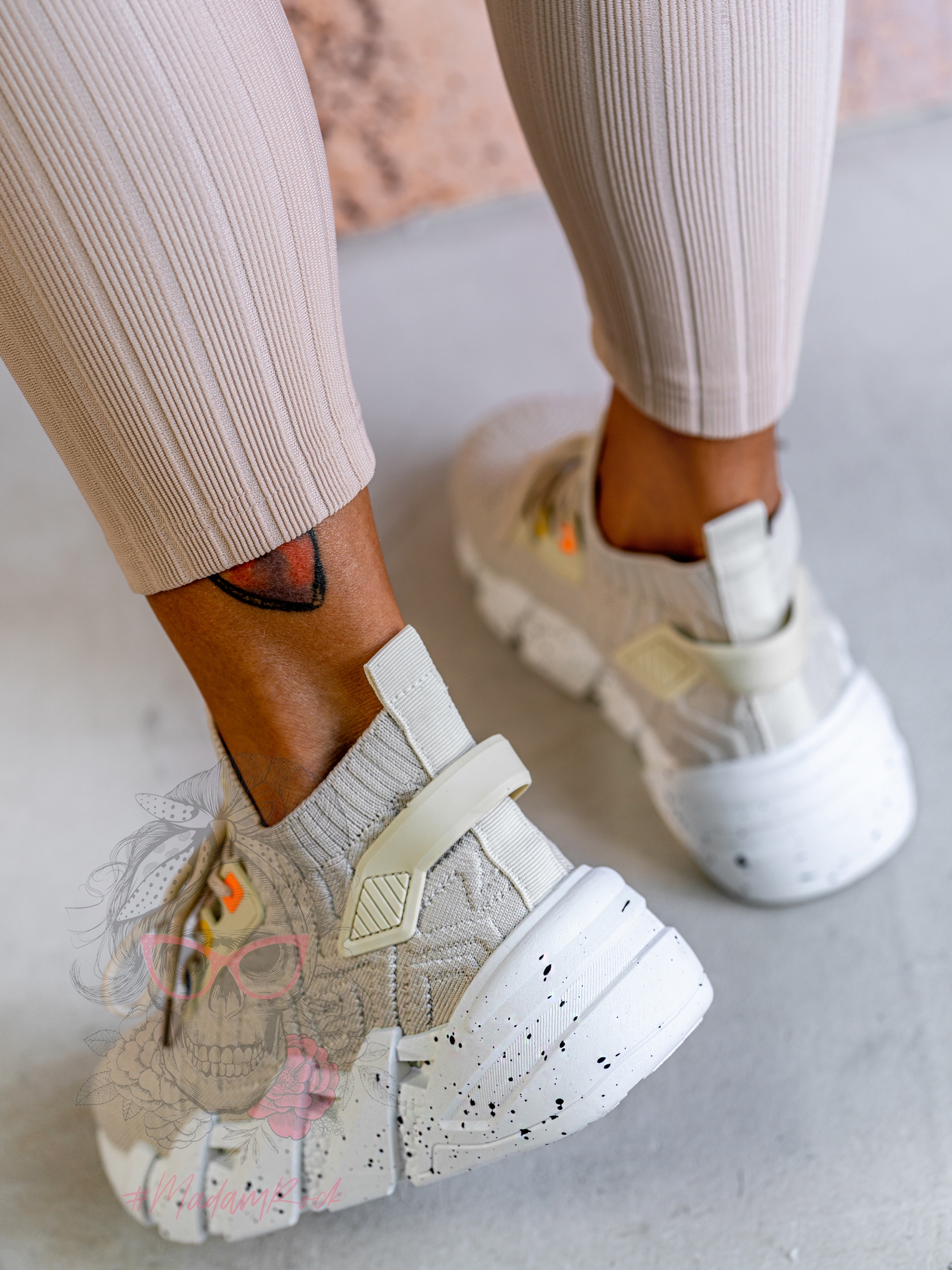 Buty sportowe Madam Codeco beżowe