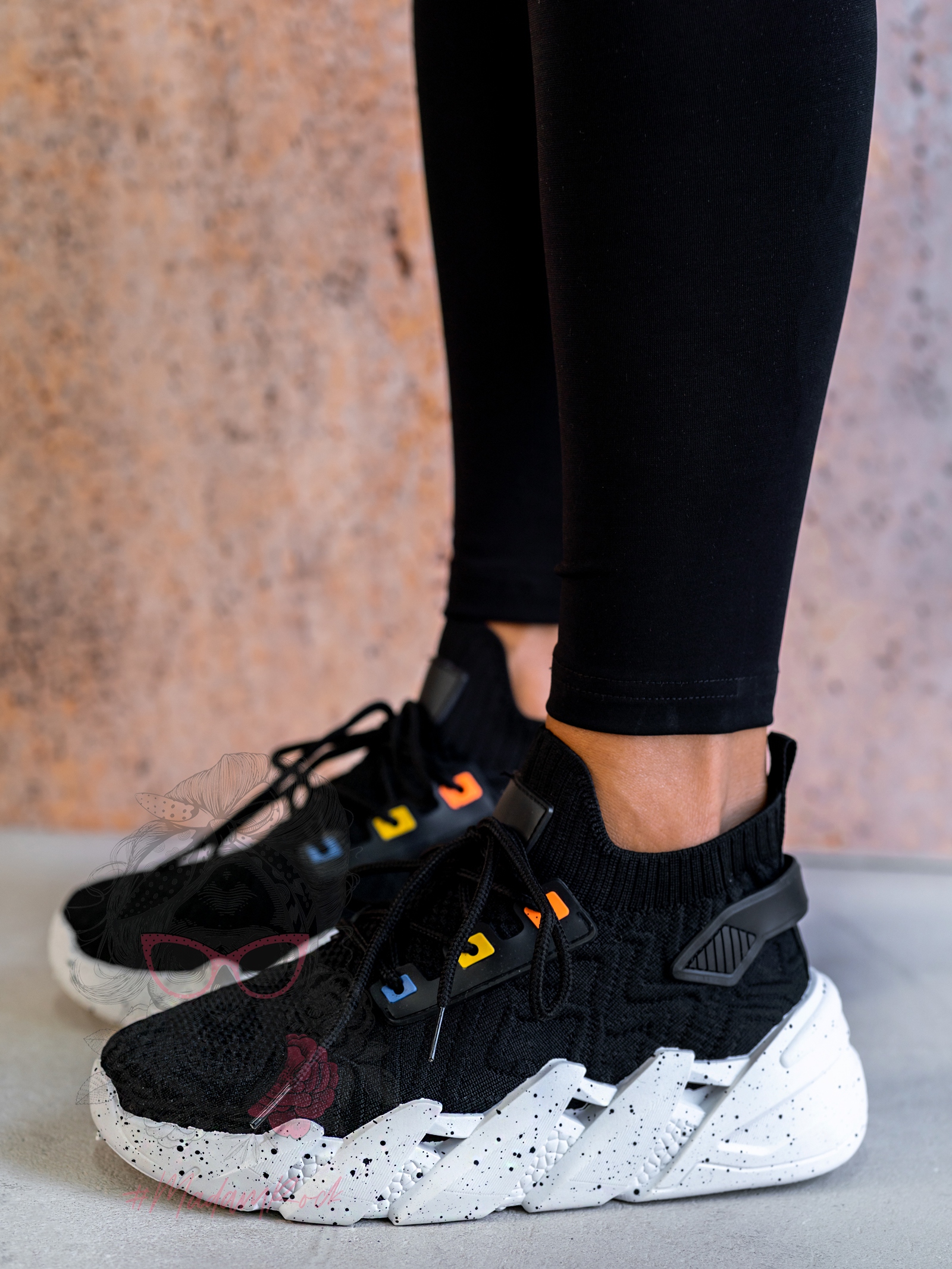 Buty sportowe Madam Codeco czarne Buty sportowe Madam Codeco czarne