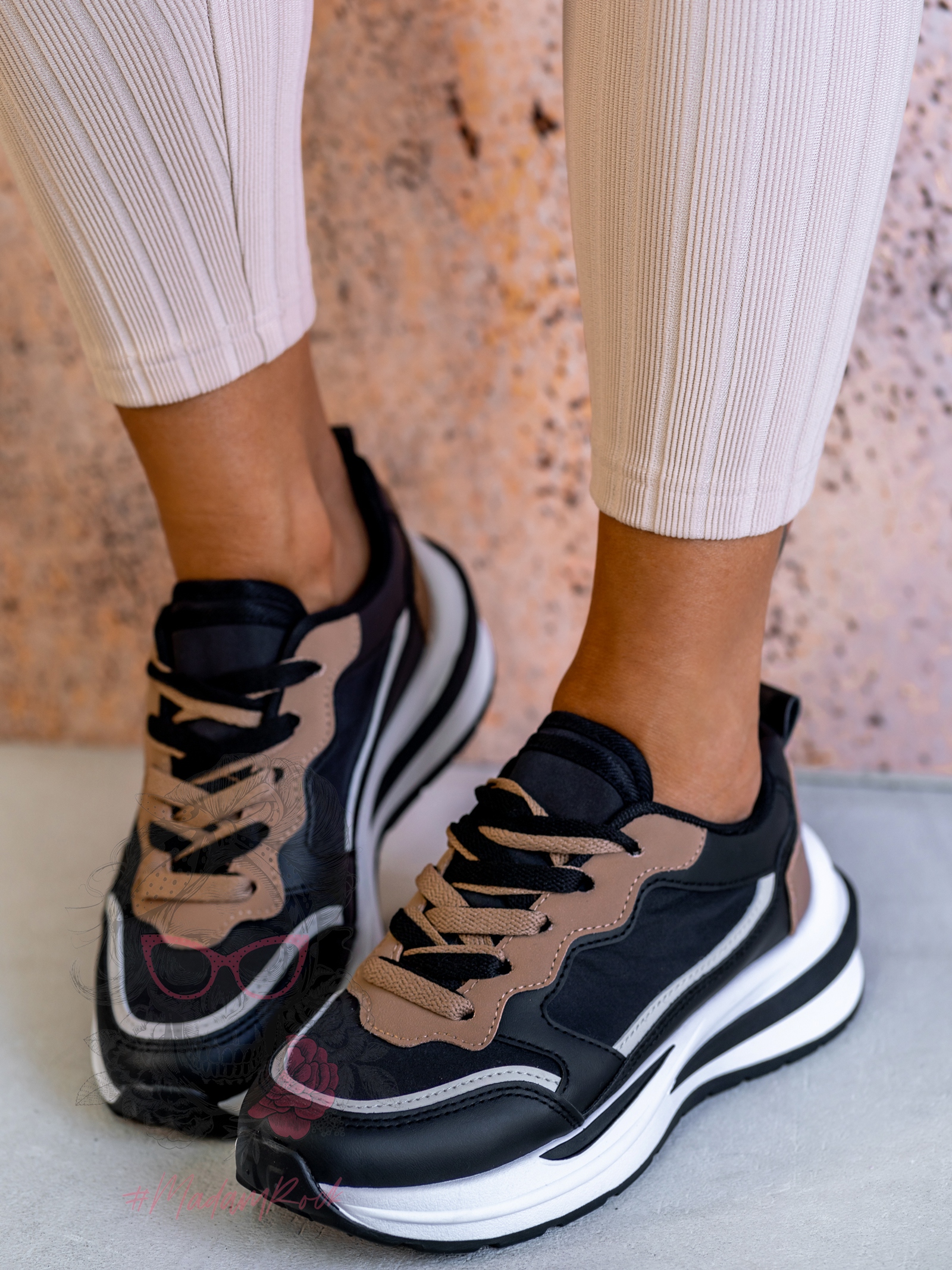 Buty sportowe Madam Vicet czarne