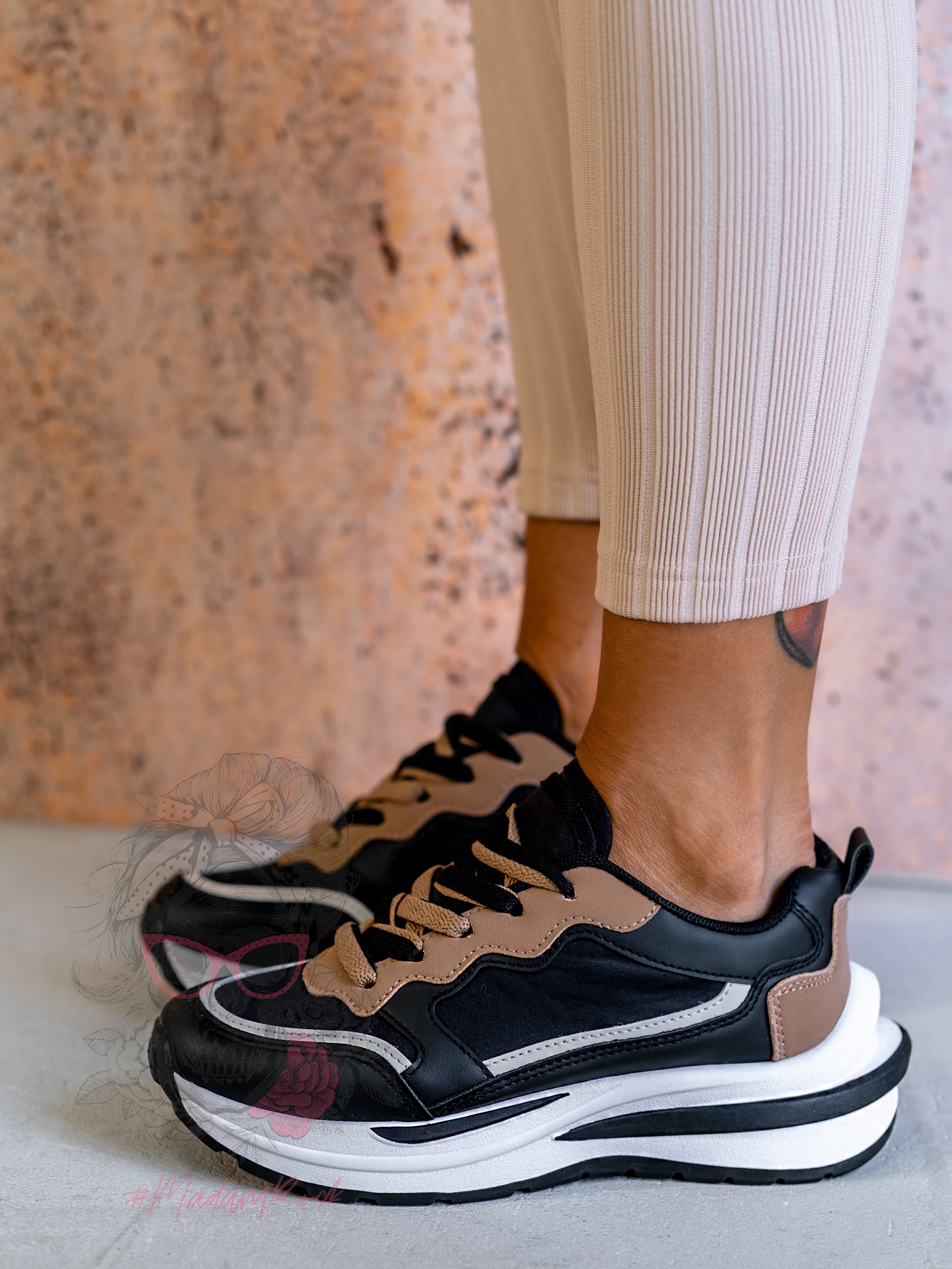 Buty sportowe Madam Vicet czarne