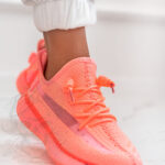 Buty sportowe Madam Faxe neonowy róż