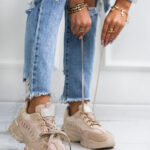 Buty sportowe Madam Meling beżowe