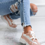 Buty sportowe Madam Meling pudrowe